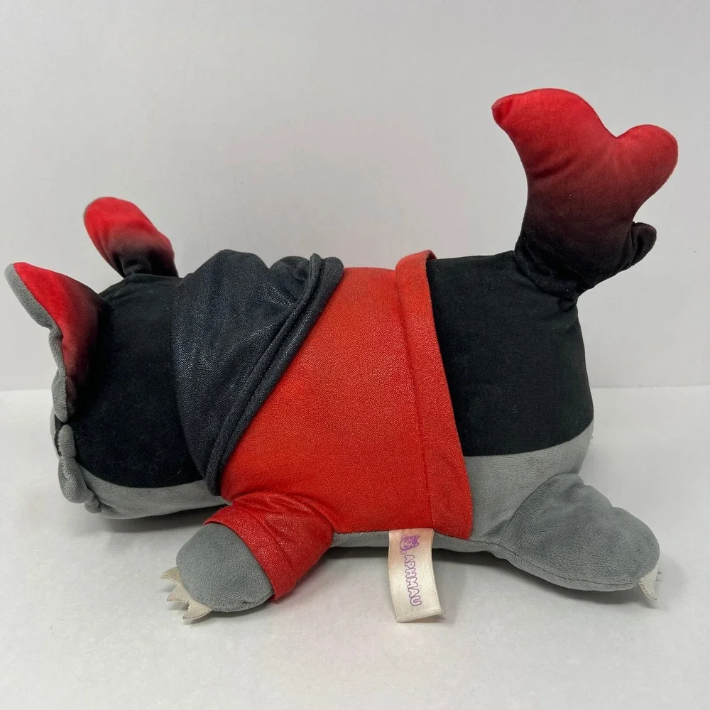 Aphmau MeeMeows Ultima Aaron Cat Plush 11 Inch Red Black Mystery Catface Wolf